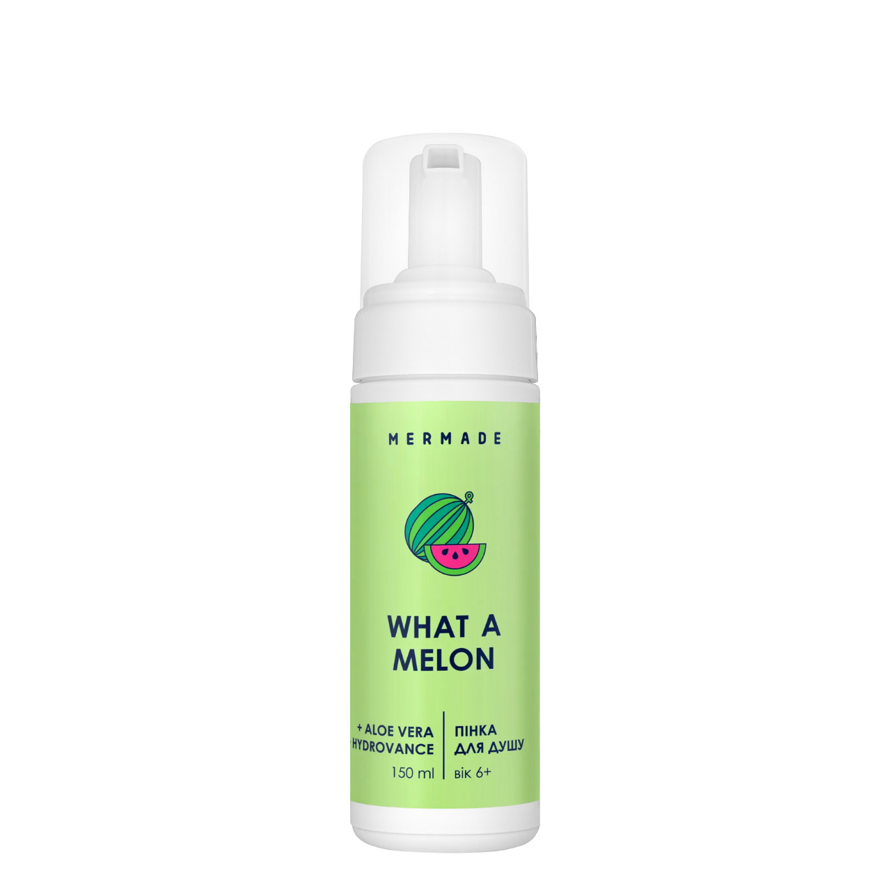 Пінка для душу парфумована Mermade What a Melon аромат Кавун 150 мл