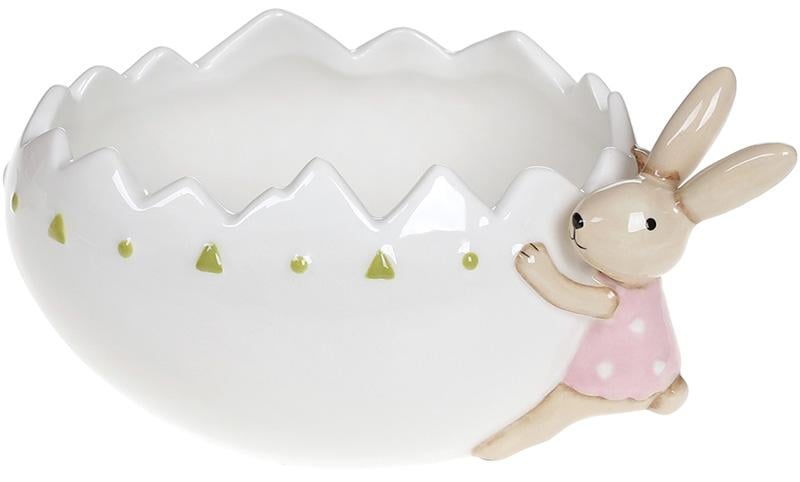 Цукерниця-кашпо Зайка з Яйцем 300 мл 13,5х10,2х8,5 см (BD-834-850) Цукерниця-кашпо Зайка з Яйцем 300 мл 13,5х10,2х8,5 см (BD-834-850)