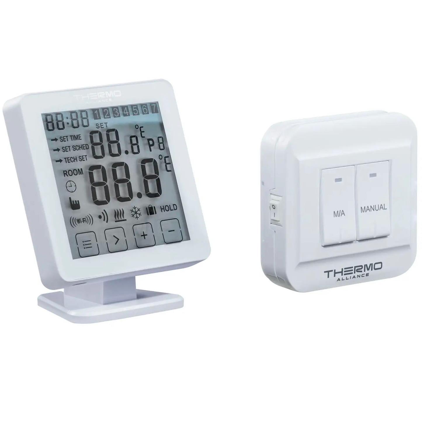 Термостат накладной Thermo Alliance RF Wi-Fi TA2501WIFIRF 10-50°С (248798)