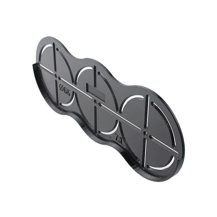 Шаблон для разметки подрозетников/розеток и настенных переключателей (40980)