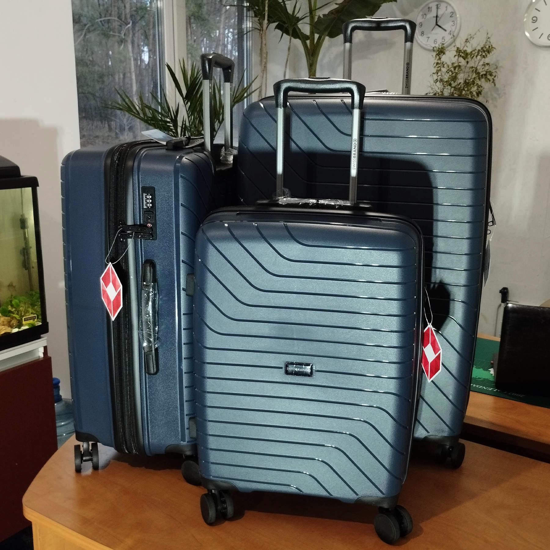 Чемодан большой Swissbrand Eden Polypropylene Petrol L Blue (SWB_LHEDE011L) - фото 3 Чемодан большой Swissbrand Eden Polypropylene Petrol L Blue (SWB_LHEDE011L) - фото 3