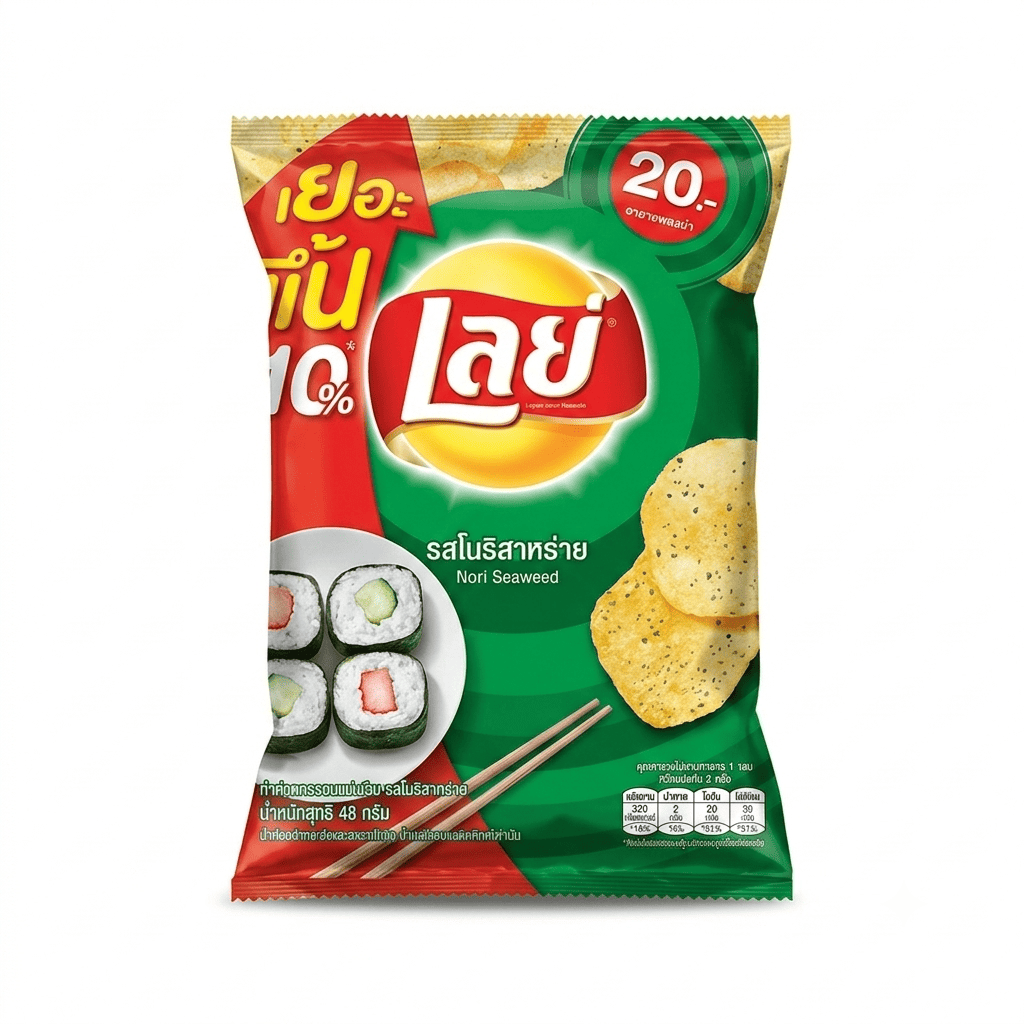 Чипсы Lay's Nori Seaweed Potato Chips 48 г (3091510180)