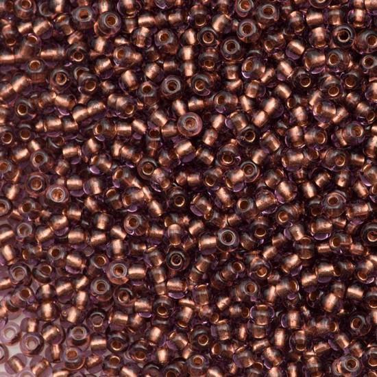 Бисер №256/29010 №10 с медной серединкой прозрачный 5 г Коричневый (24276590)