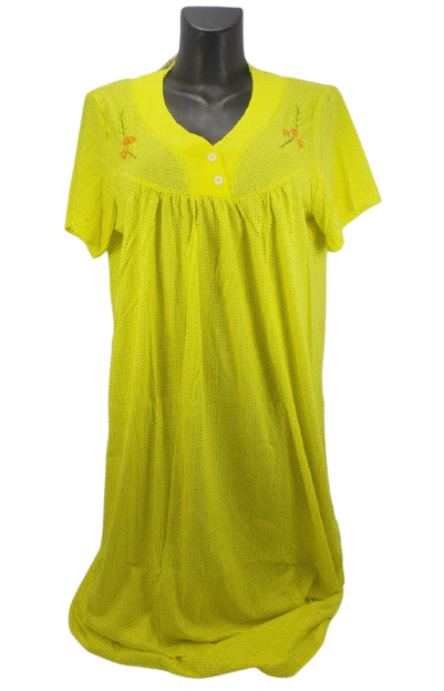 Ночная рубашка женская хлопковая Nature cotton 051 р. 48 Желтый (1671101595) Ночная рубашка женская хлопковая Nature cotton 051 р. 48 Желтый (1671101595)
