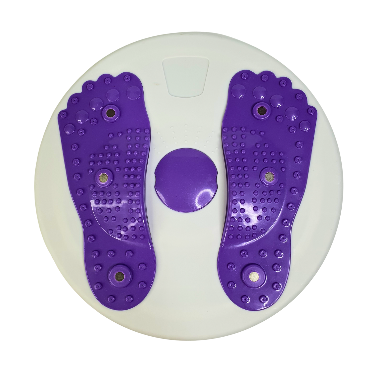 Фитнес-диск для похудения Waist Twisting Disc 26 см Белый с фиолетовым (DWT-212)