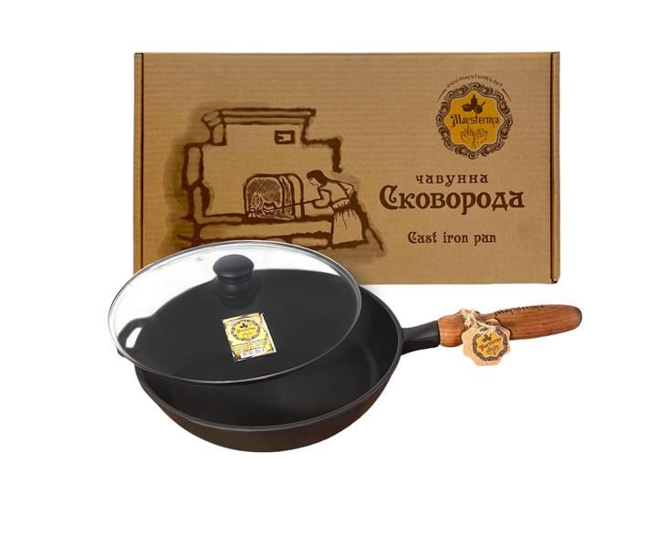 Сковорода чугунная Maysternya стенка h 6 см 28 см Сковорода чугунная Maysternya стенка h 6 см 28 см