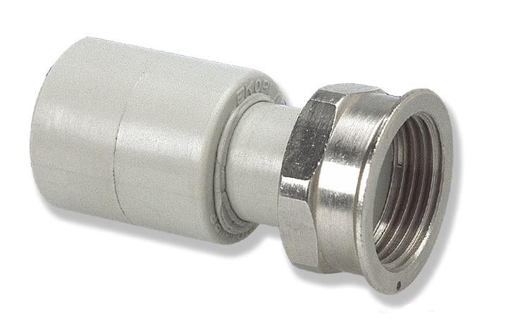 Переход с накидной гайкой Wavin Ekoplastik 25 мм G-1 (SNAM02532X)