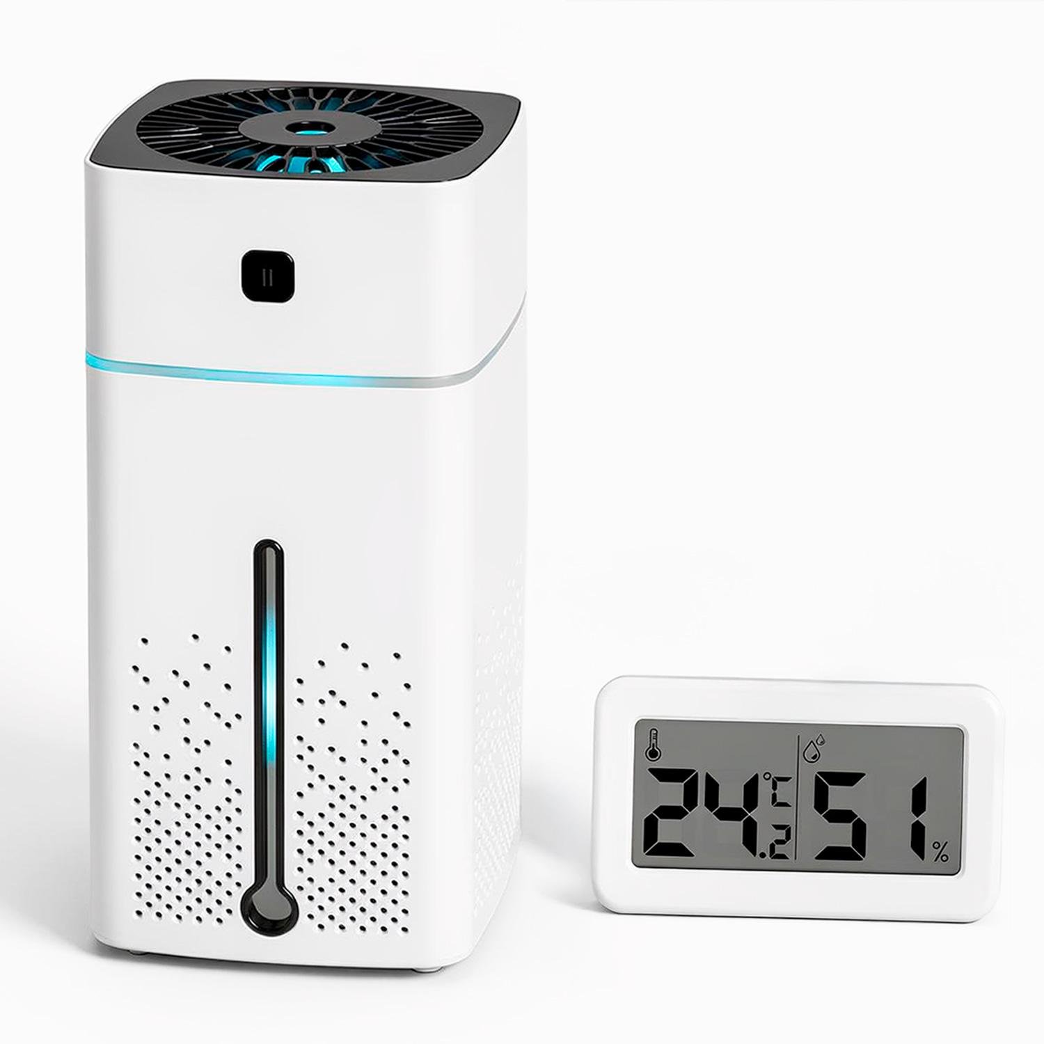 Комплект зволожувача повітря LOSSO H-40 з електронним термогігрометром LOSSO TG-02 (562448253)