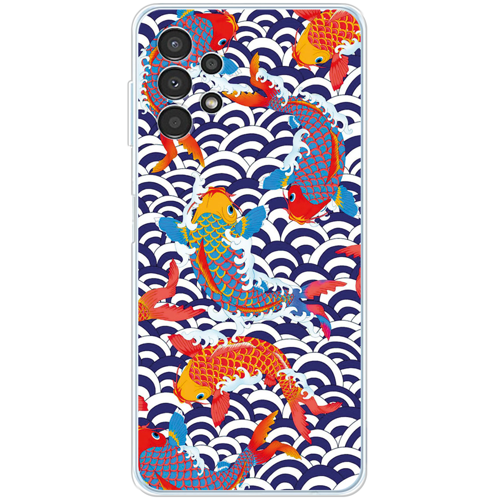 Чехол BoxFace Samsung Galaxy A13 4G (A135) Koi Fish Прозрачный силикон (44331-up2477-44331)