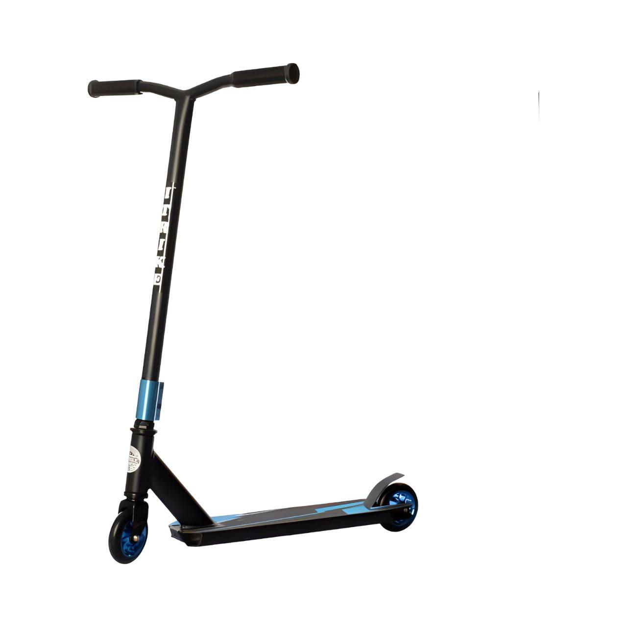 Самокат трюковый SR 2-064-1-BBL алюминий/сталь 2 полиуретановые колеса Черно-синий (26394575)