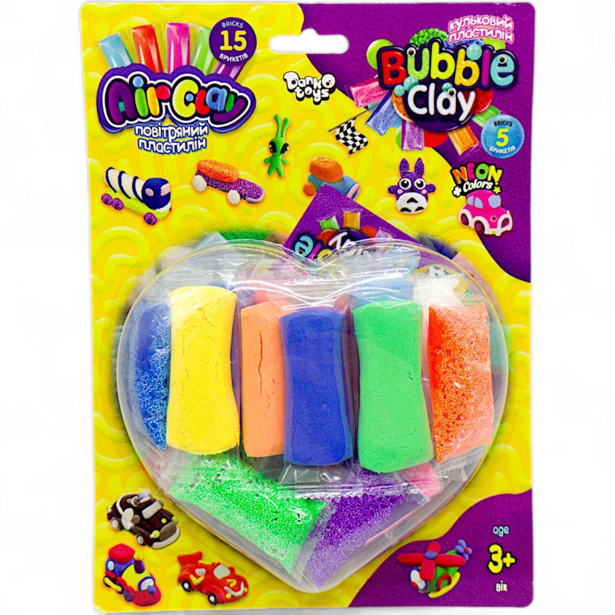 Набор пластилина Air Clay/Bubble Clay Неон (241590) Набор пластилина Air Clay/Bubble Clay Неон (241590)