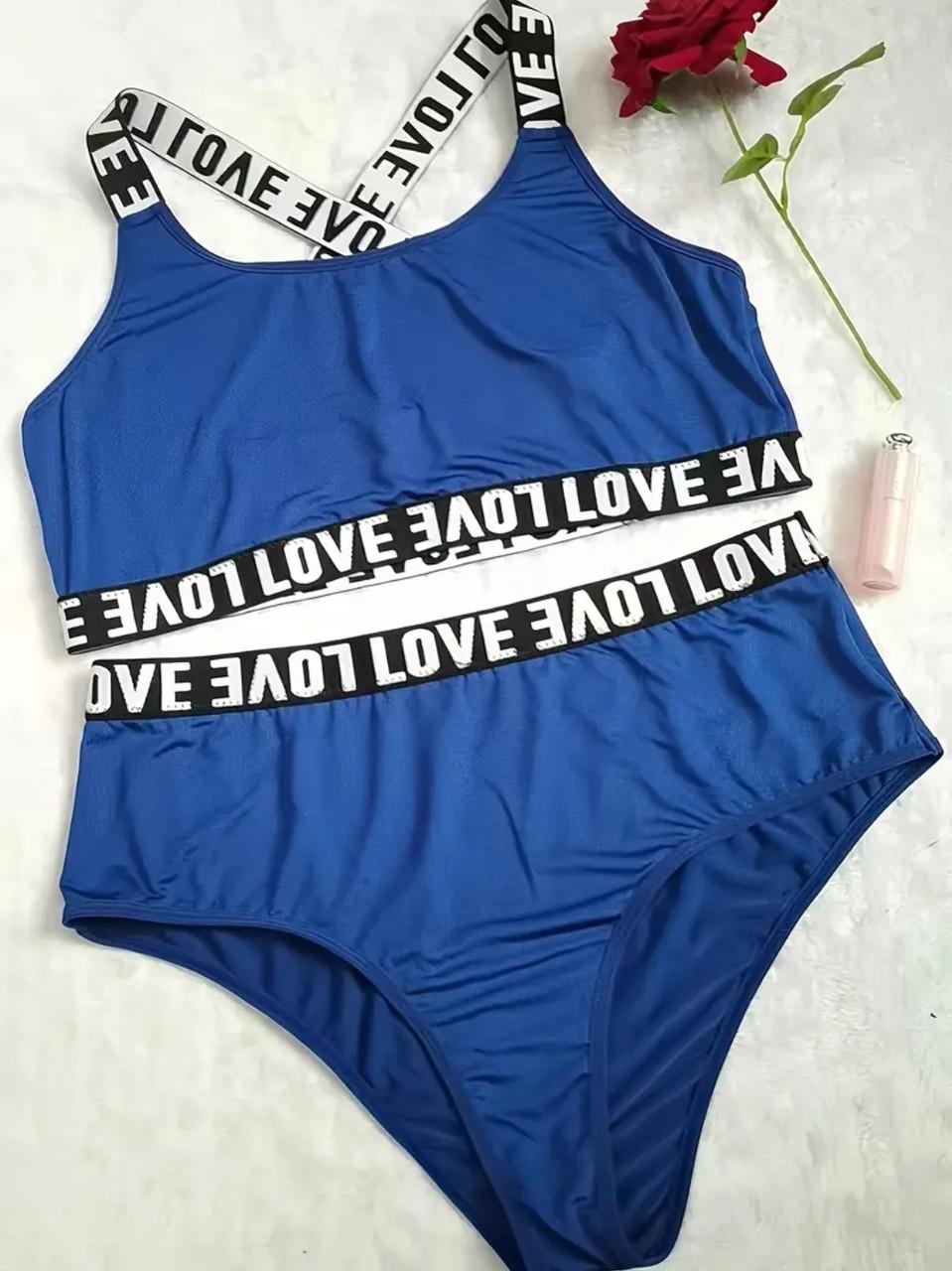 Комплект спідньоЇ білизни жіночий 4XL Синій (2462571406) - фото 9