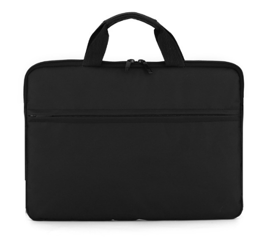 Сумка для ноутбука Slim простая плоская с карманом 15,6" Черный (С720-3)