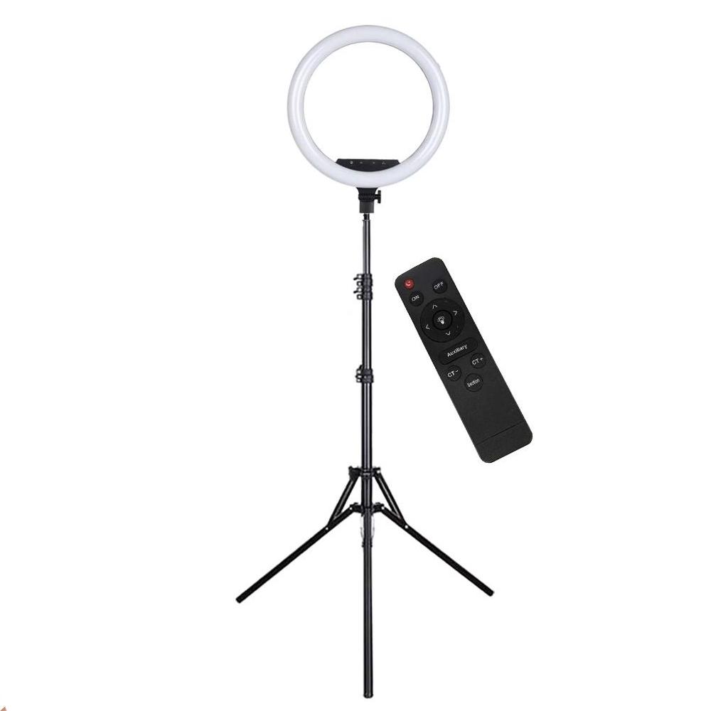 Кольцевая лампа Ring Fill Light AL-360 36 см с креплением USB + пульт + штатив 2 м