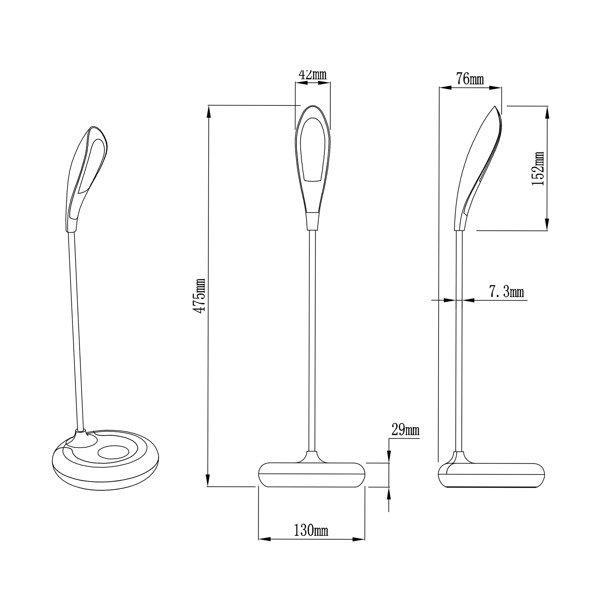 Лампа настольная Zuma Line Table Lamp H1848 - фото 4