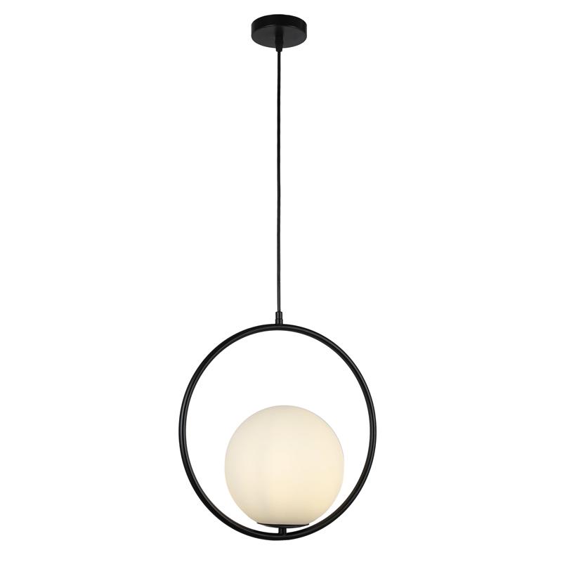 Люстра підвісна Light House LS-17187-1 Чорний/Білий Люстра підвісна Light House LS-17187-1 Чорний/Білий