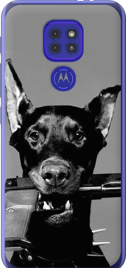 Чохол на Motorola G9 Play Доберман (2745u-2105-42517)