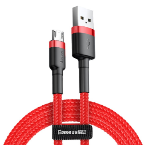 Кабель Baseus Micro USB Cafule 2,4A 2 м CAMKLF-CG1 Red