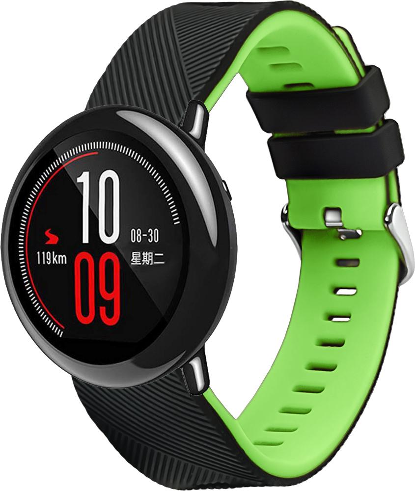 Ремешок Luminic для Amazfit Pace Black Green (26668-4A) Ремешок Luminic для Amazfit Pace Black Green (26668-4A)