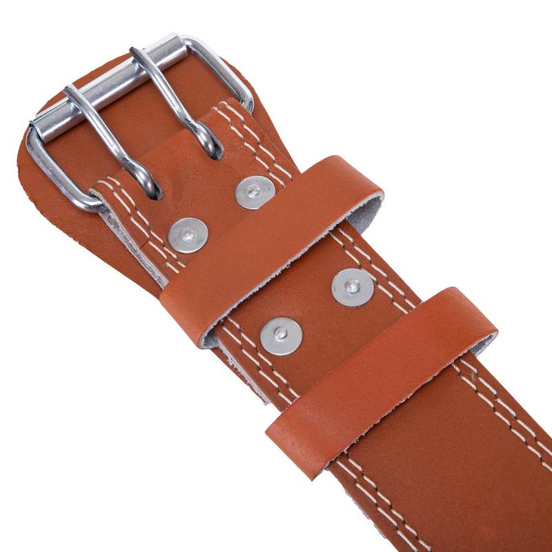 Пояс атлетический кожаный Zelart SB-165056 ширина 15 см XL Коричневый (DR003941) - фото 6