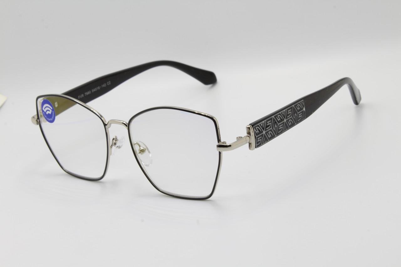 Очки для коррекции зрения FVR 7980 C2 линза 15% тонированная Blue Blocker минус -3,0