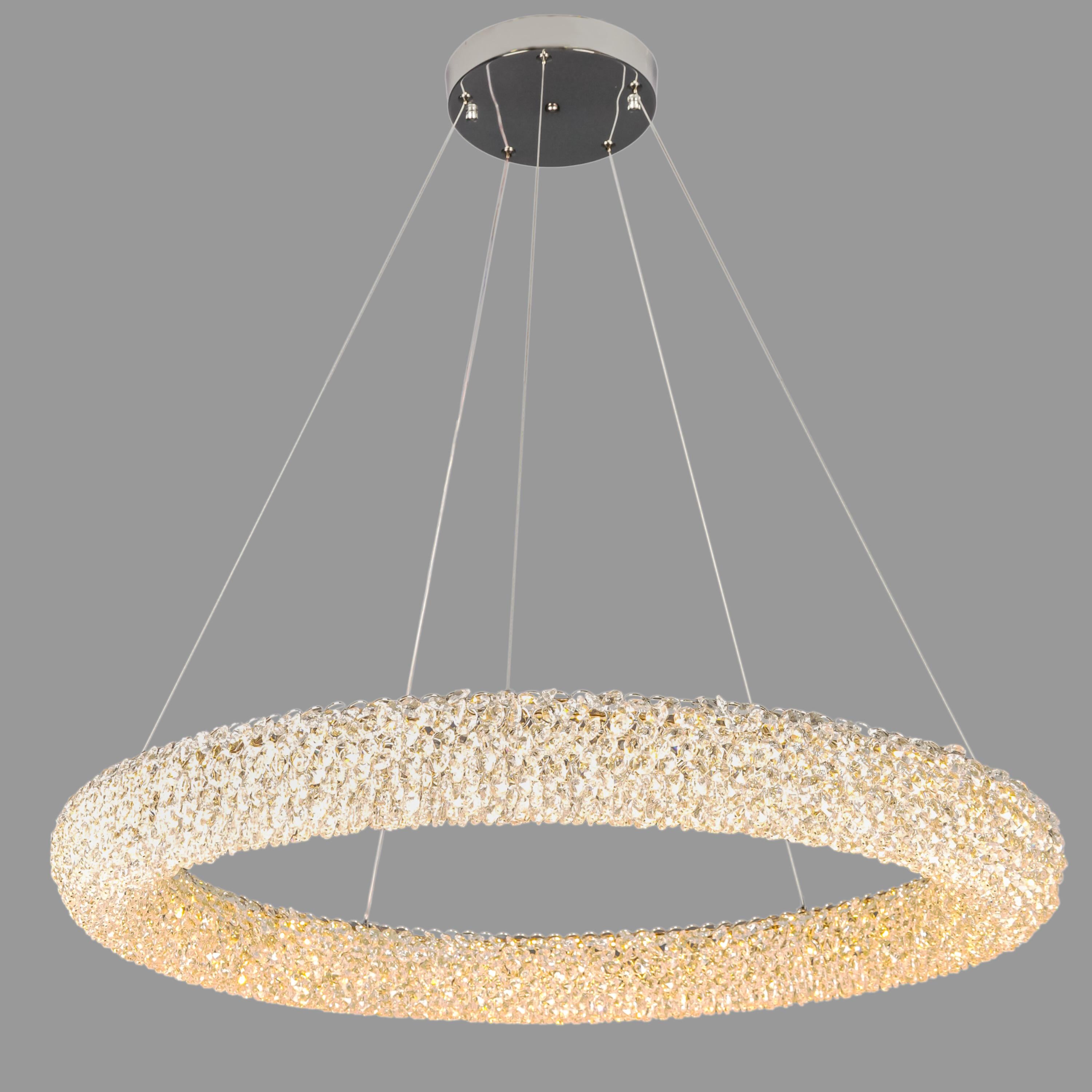 Люстра crystal арт-деко Серебряный/Хром (89-7200 (800) CH)