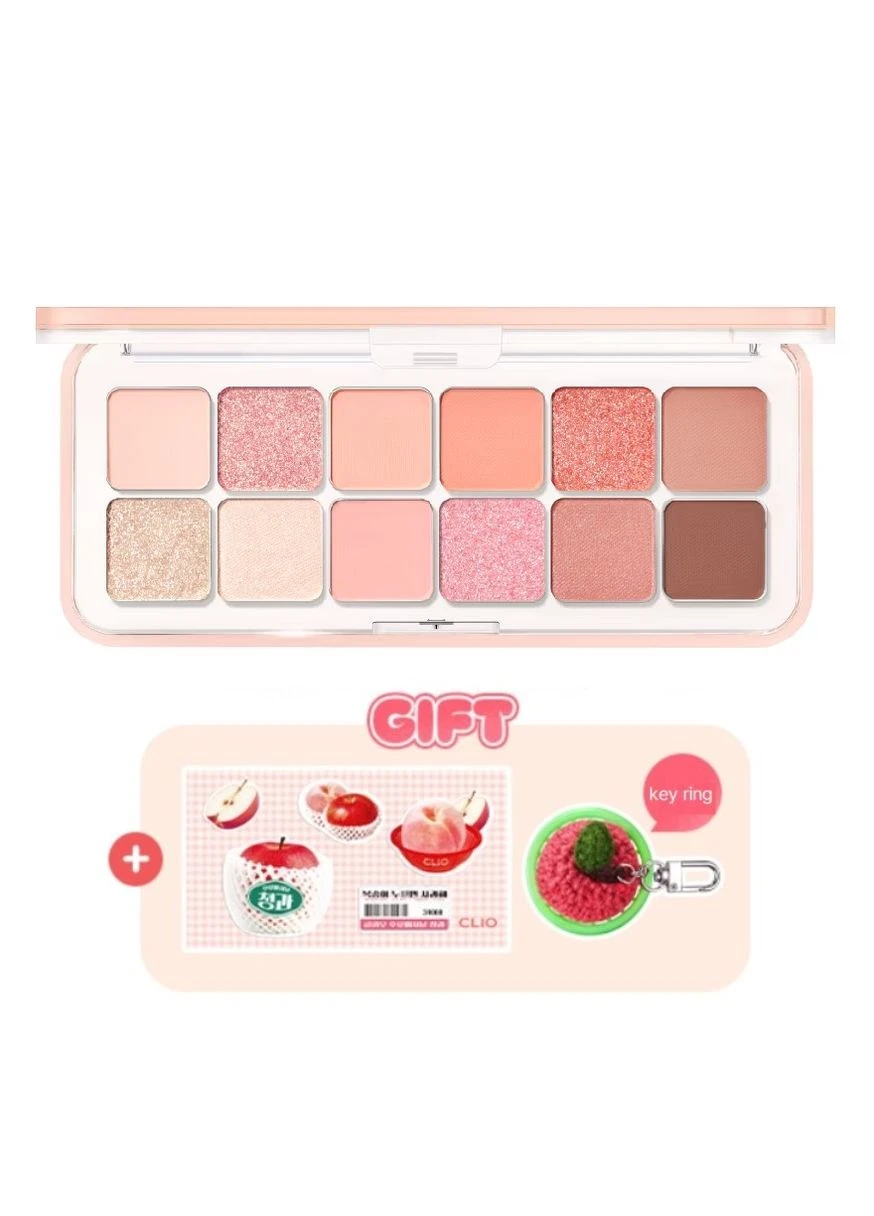 Тени для глаз палетка Clio Eye Palette air Set 09 Peach Matte Apple 7,2 г (8809970751958) - фото 3