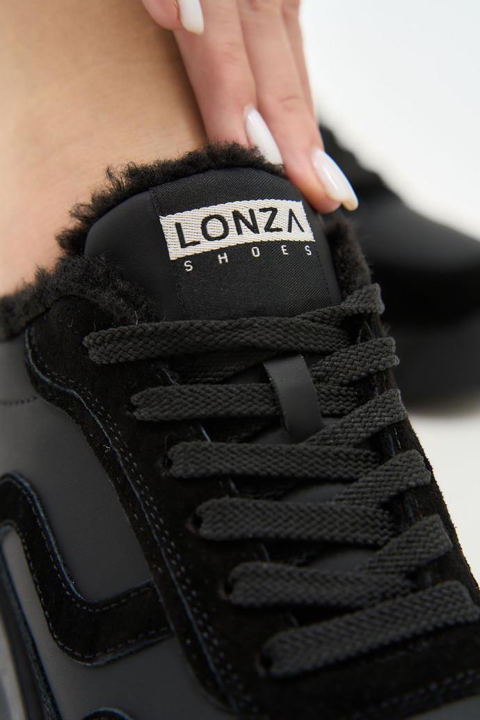 Кроссовки женские зимние LONZA р. 39 Черный (179715) - фото 3 Кроссовки женские зимние LONZA р. 39 Черный (179715) - фото 3