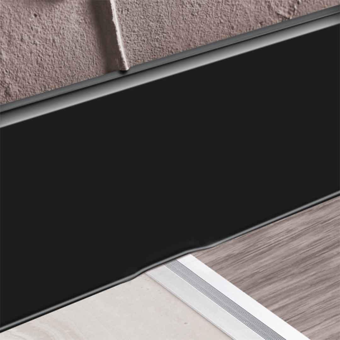 Плинтус ПВХ Cezar Masterline 9005 2,2 м Black - фото 4