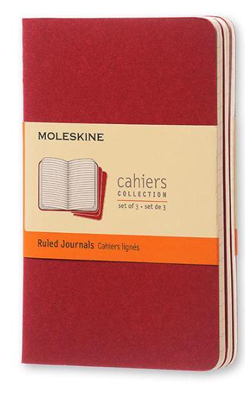 Блокнот Moleskine Cahier маленький Бордовый (CH111)