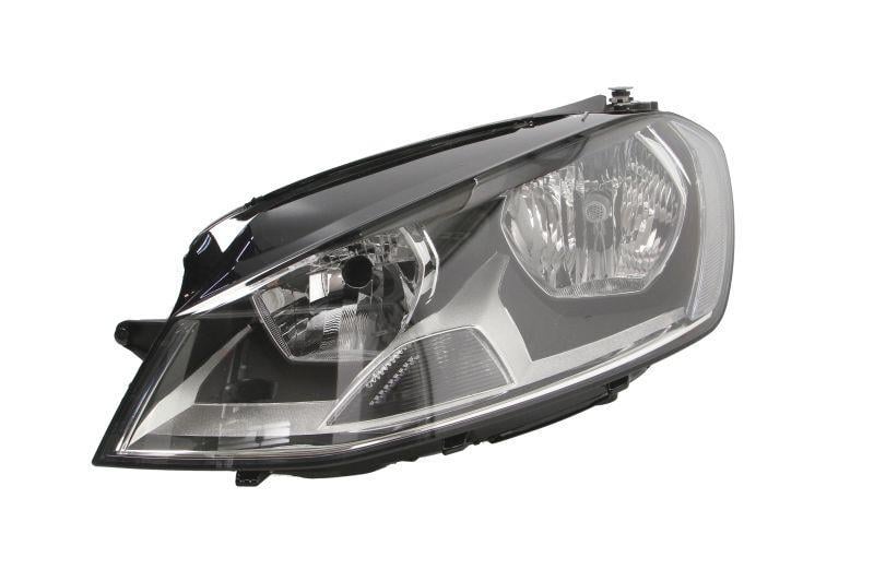 Фара передняя левая Volkswagen Golf VII 2012 - H7/H15 черная рамка (441-11J3LMLDEM2)