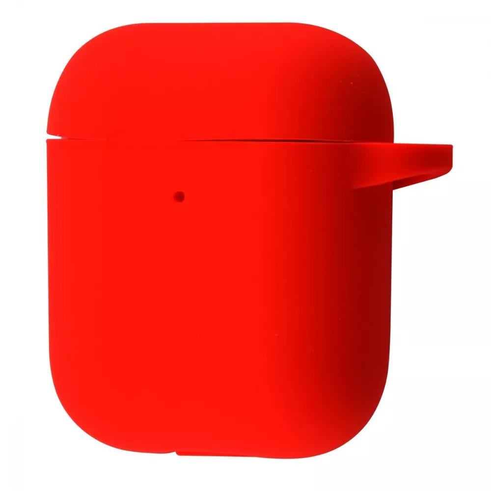 Чехол для наушников PRC Silicone Case New for AirPods 1/2 Red (14069887)