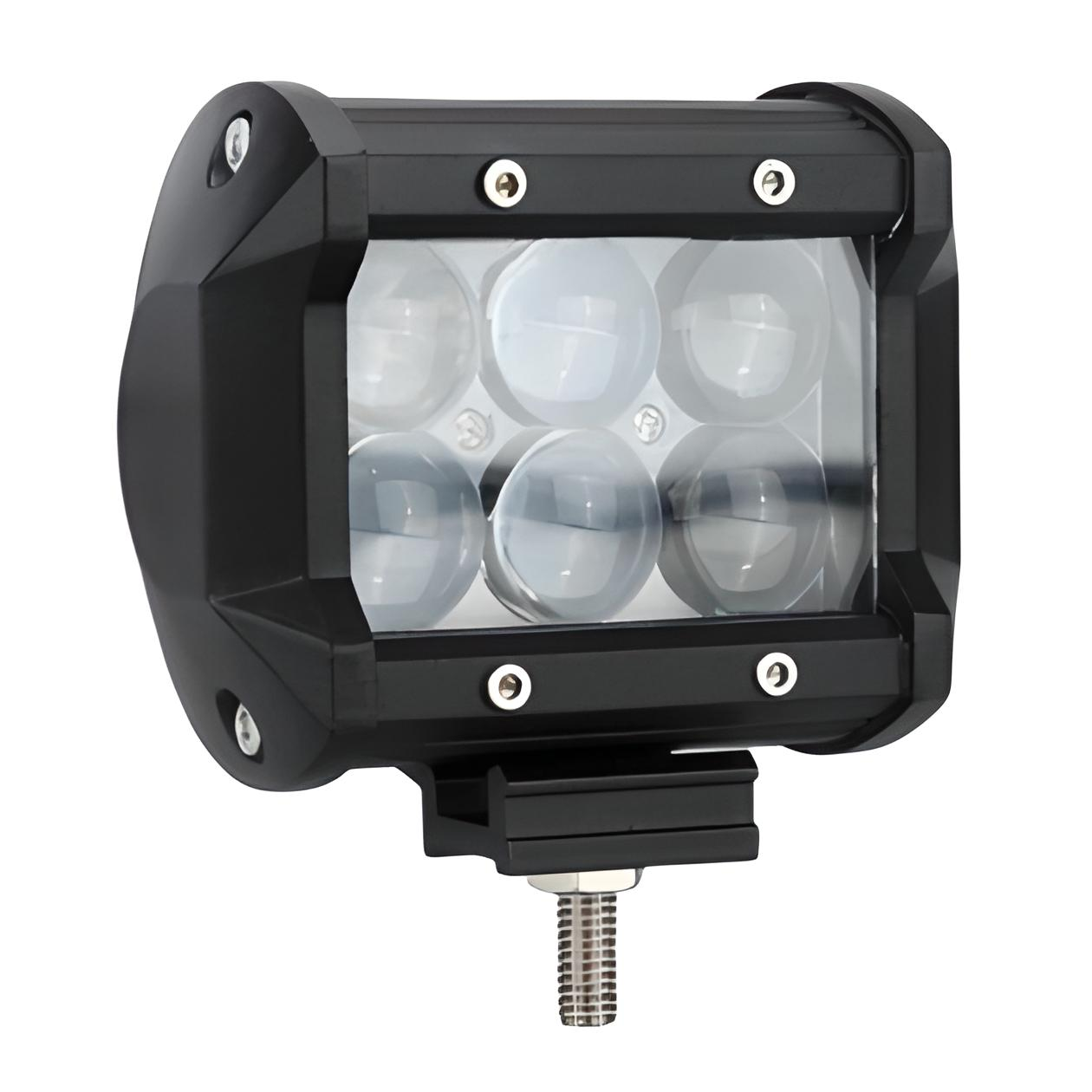 Автофара на крышу 5D-18W-Spot 6 Led светодиодная 12 Вт 10-30 В 95х70х80 мм Черный