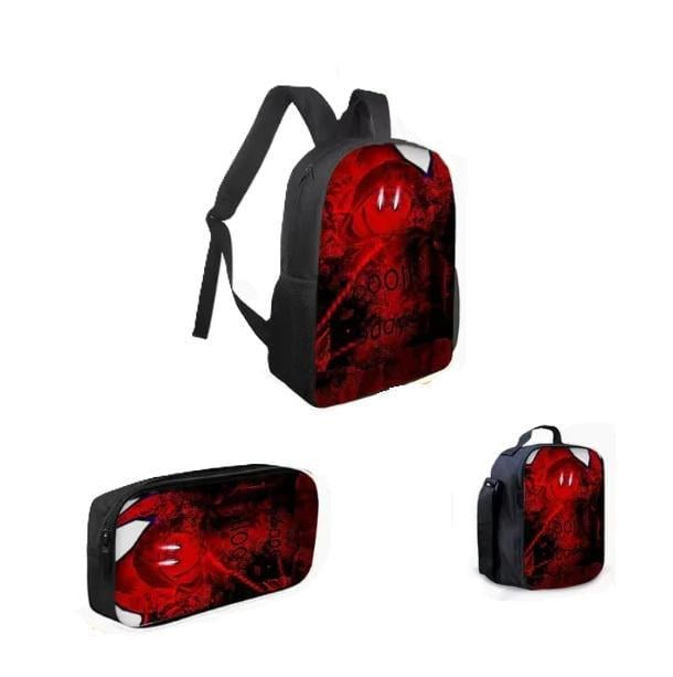 Школьный рюкзак с ланч-боксом и пеналом C00lkidd Red Forsaken Roblox (2953424550)