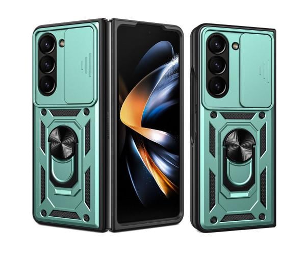 Чехол-накладка Ricco Camera Sliding для Samsung Galaxy Z Fold5 Зелёный Чехол-накладка Ricco Camera Sliding для Samsung Galaxy Z Fold5 Зелёный