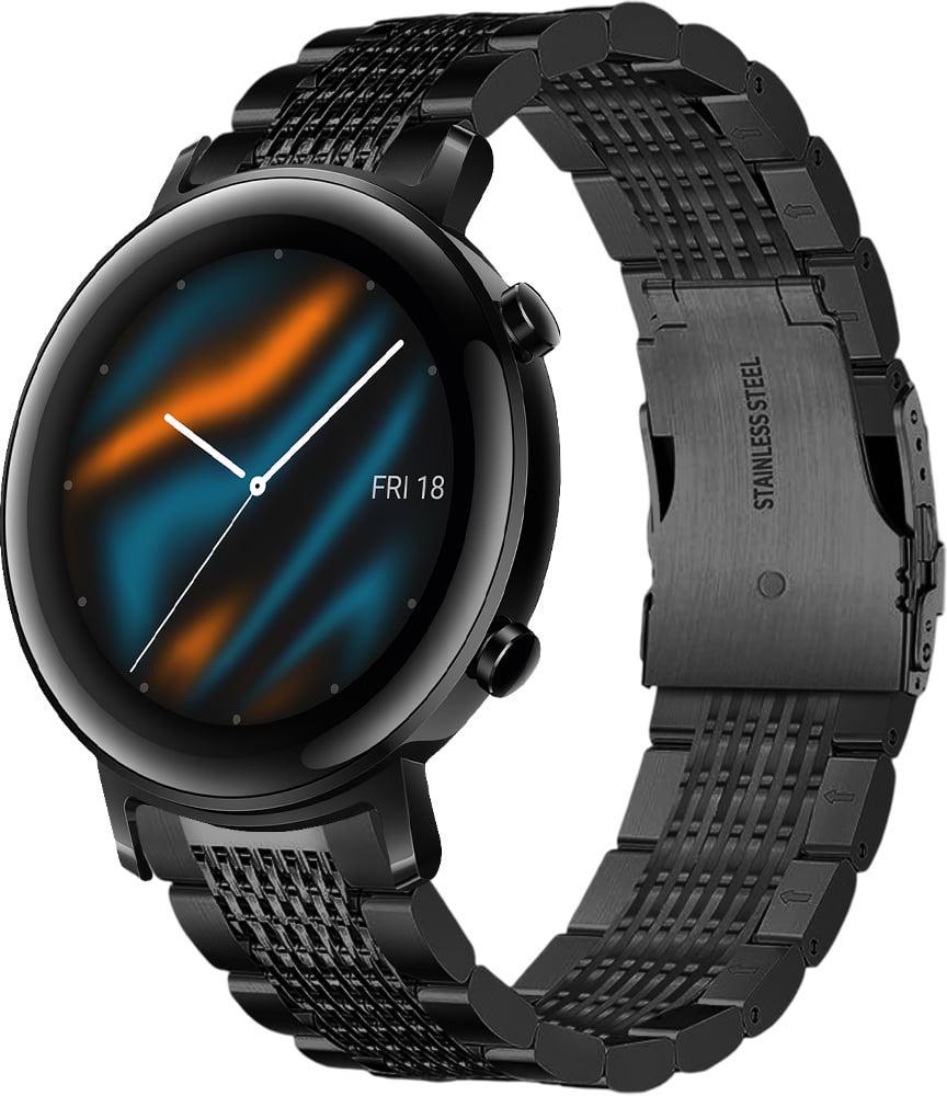 Ремешок металлический Gripix для Huawei Watch GT2 42 мм Black (41757-2B)