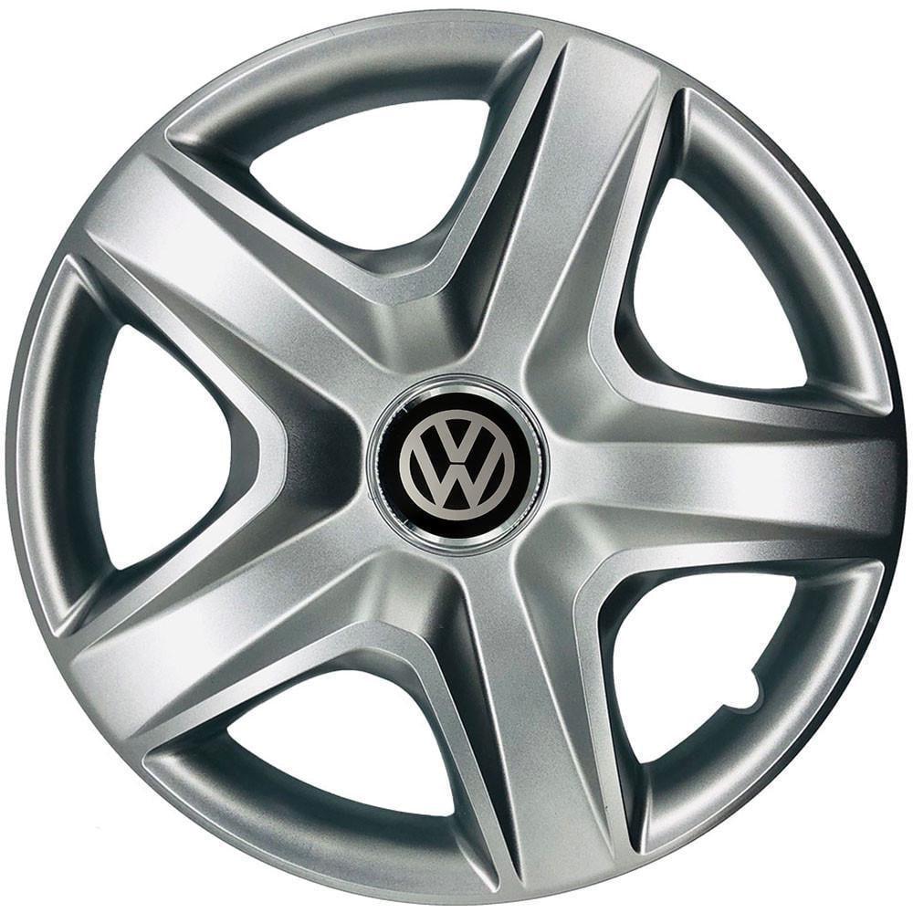 Колпаки SJS 101 с логотипом Volkswagen 4 шт. R13 Серебряный (2789080474)