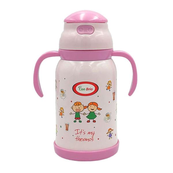 Термос Con Brio 380 мл Розовый (383-CB)