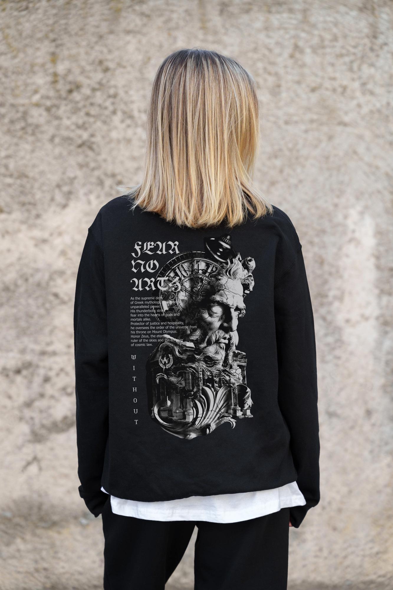 Свитшот оверсайз с принтом Without Greek S/M Black (S/M8055614) - фото 8 Свитшот оверсайз с принтом Without Greek S/M Black (S/M8055614) - фото 8