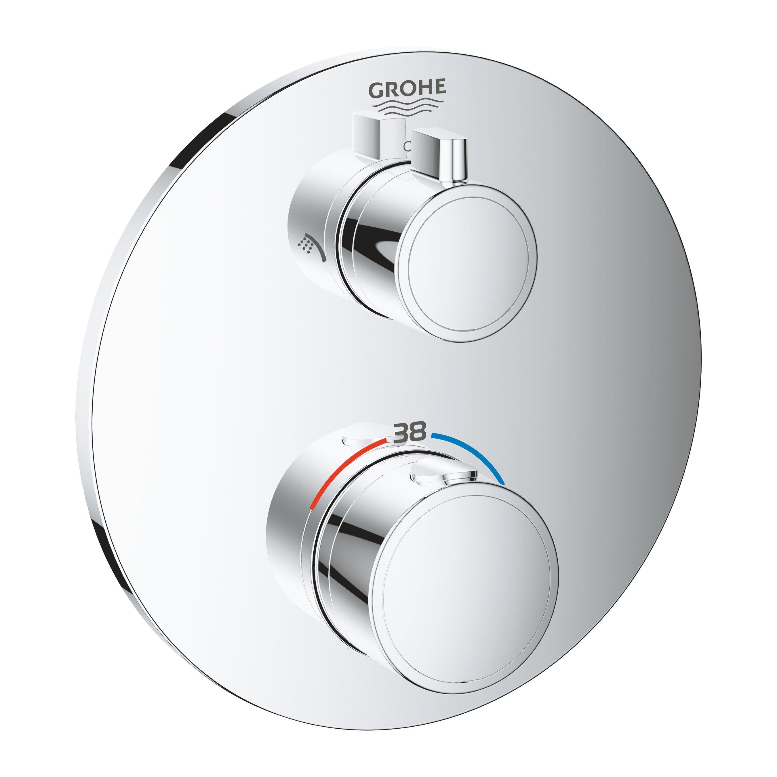 Змішувач прихований Grohe Grohtherm 24076000 з термостатом Хром (71741)