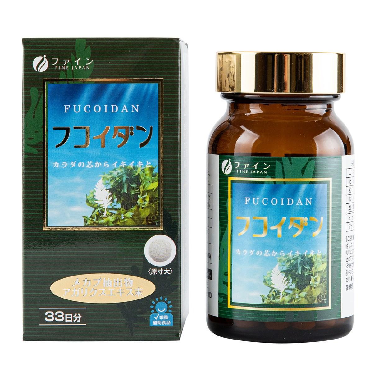 Фукоидан с агариком Fine Japan Fucoidan Mekabu and Agaricus 150 таблеток (2387697044)
