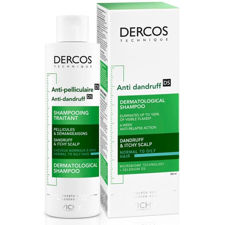 Шампунь против перхоти Vichy Dercos Anti-Dandruff DS для нормальных и жирных волос (1521390090)