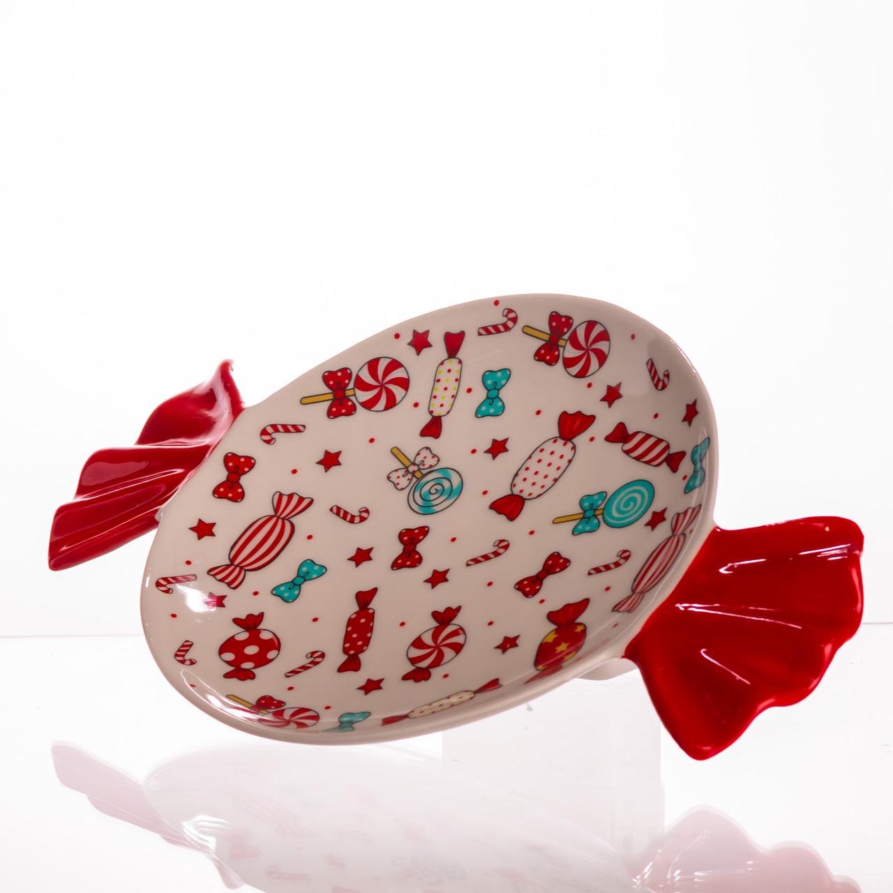 Тарілка новорічна сервірувальна порцелянова Ø15,5 см (CR-1-24) - фото 2 Тарілка новорічна сервірувальна порцелянова Ø15,5 см (CR-1-24) - фото 2