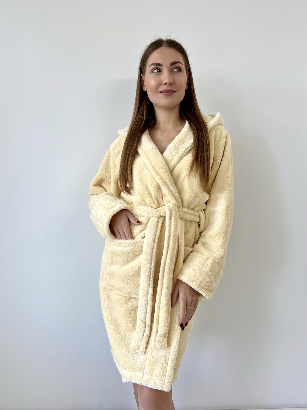 Халат жіночий UT Store HT02 L Молочний - фото 3 Халат жіночий UT Store HT02 L Молочний - фото 3