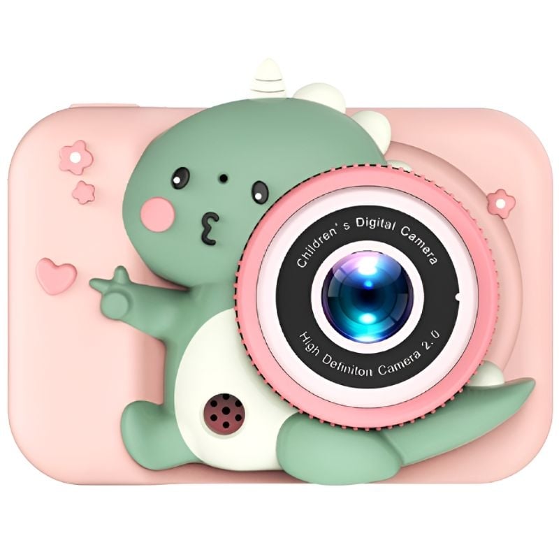 Детский фотоаппарат Q6 DINOSAUR Pink (26832375)
