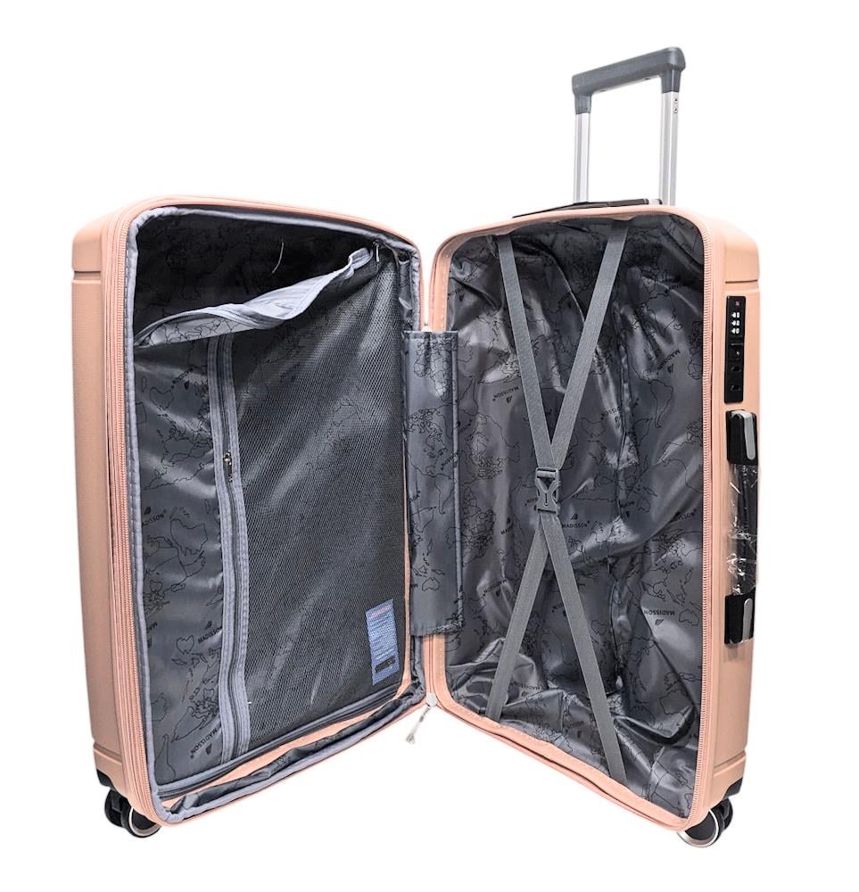 Валіза малий під ручну поклажу Madisson Snowball 51304 поліпропілен S Рожеве золото - фото 3 Валіза малий під ручну поклажу Madisson Snowball 51304 поліпропілен S Рожеве золото - фото 3