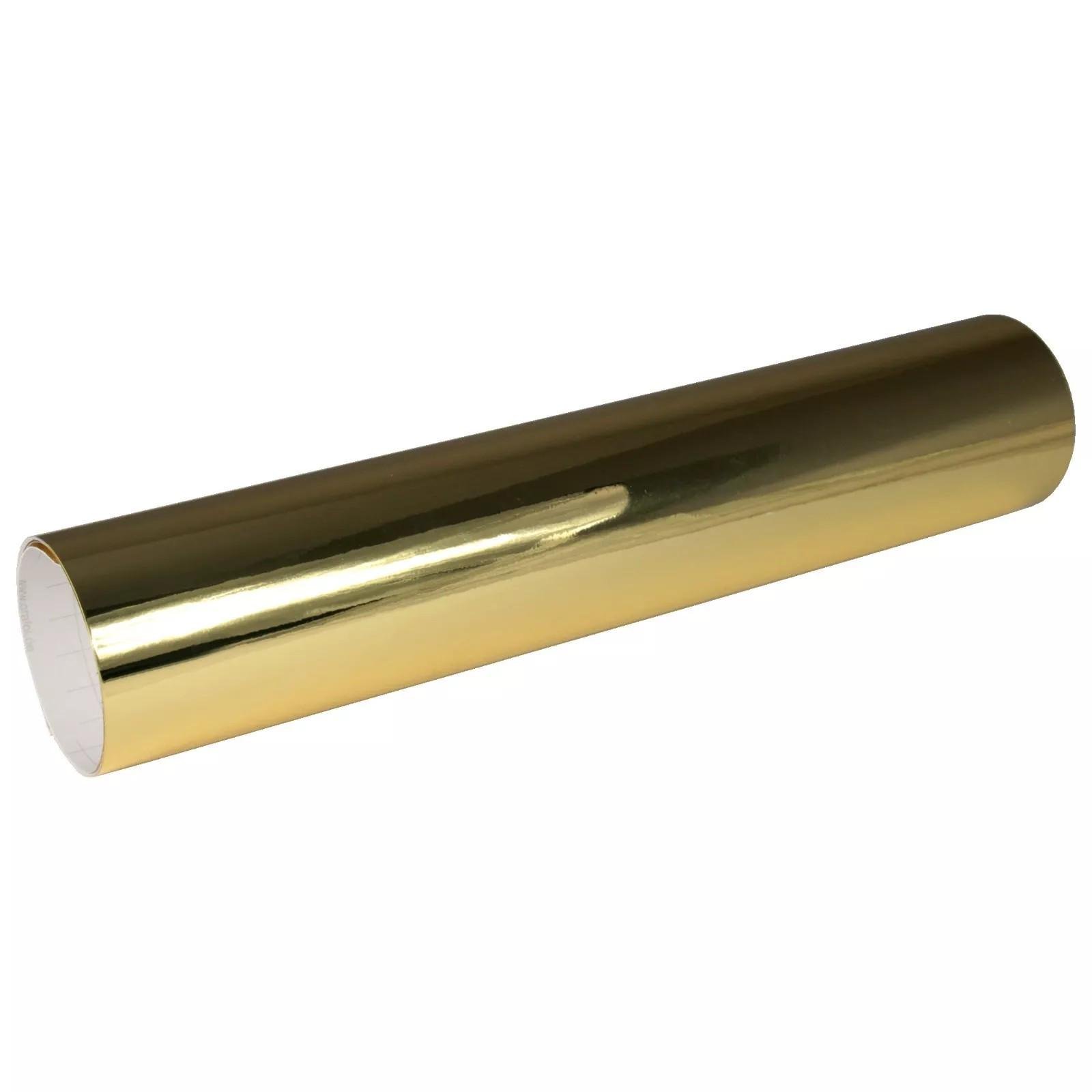 Самоклеющаяся пленка металлизированная хромированная Oracal 352 911 зеркальная глянцевая Золотой (1758747236) - фото 1 Самоклеющаяся пленка металлизированная хромированная Oracal 352 911 зеркальная глянцевая Золотой (1758747236) - фото 1