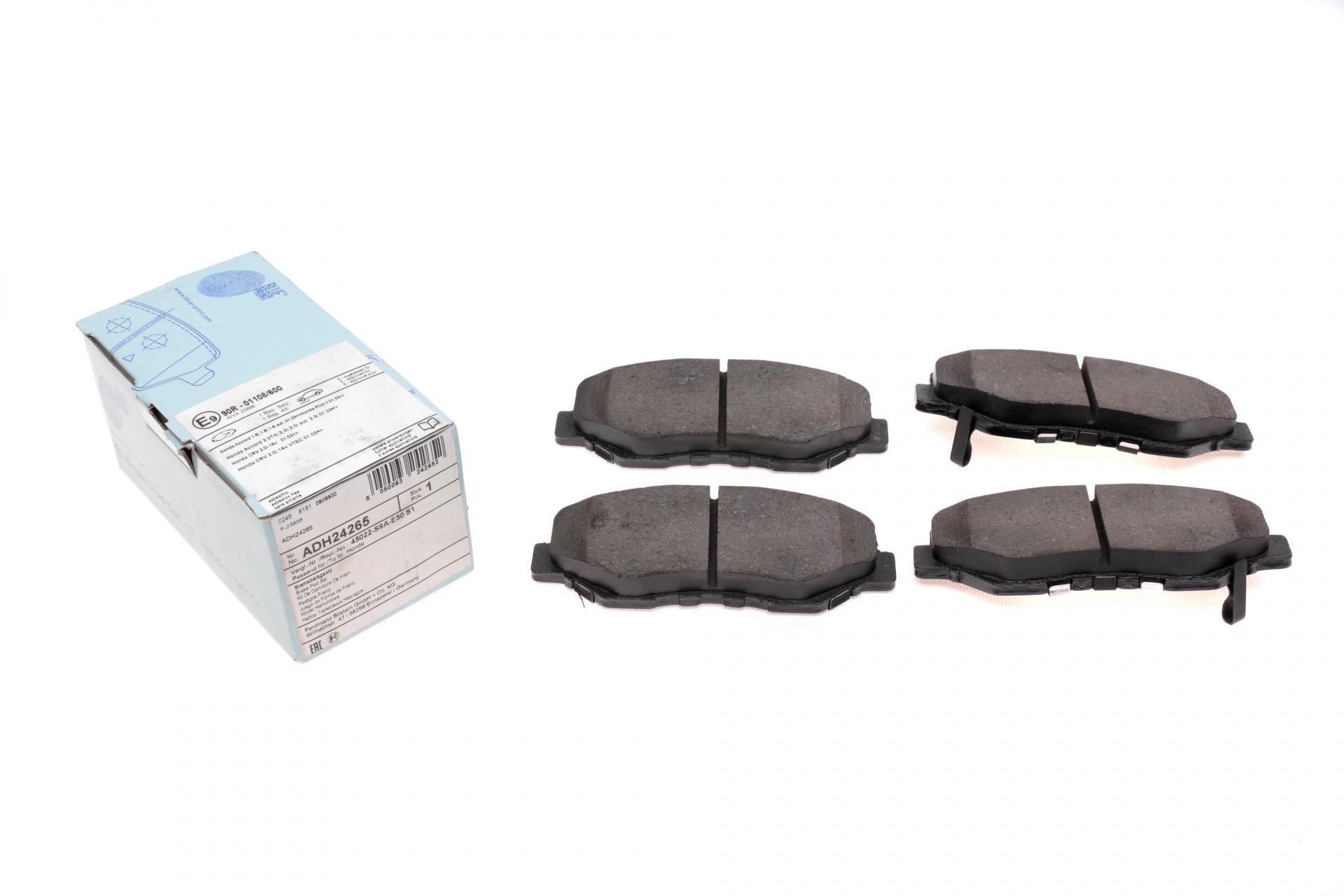 Колодки тормозные передние BLUE PRINT Honda CR-V 2.0/2.4 16V 01-12 (ADH24265 BLUE PRINT)