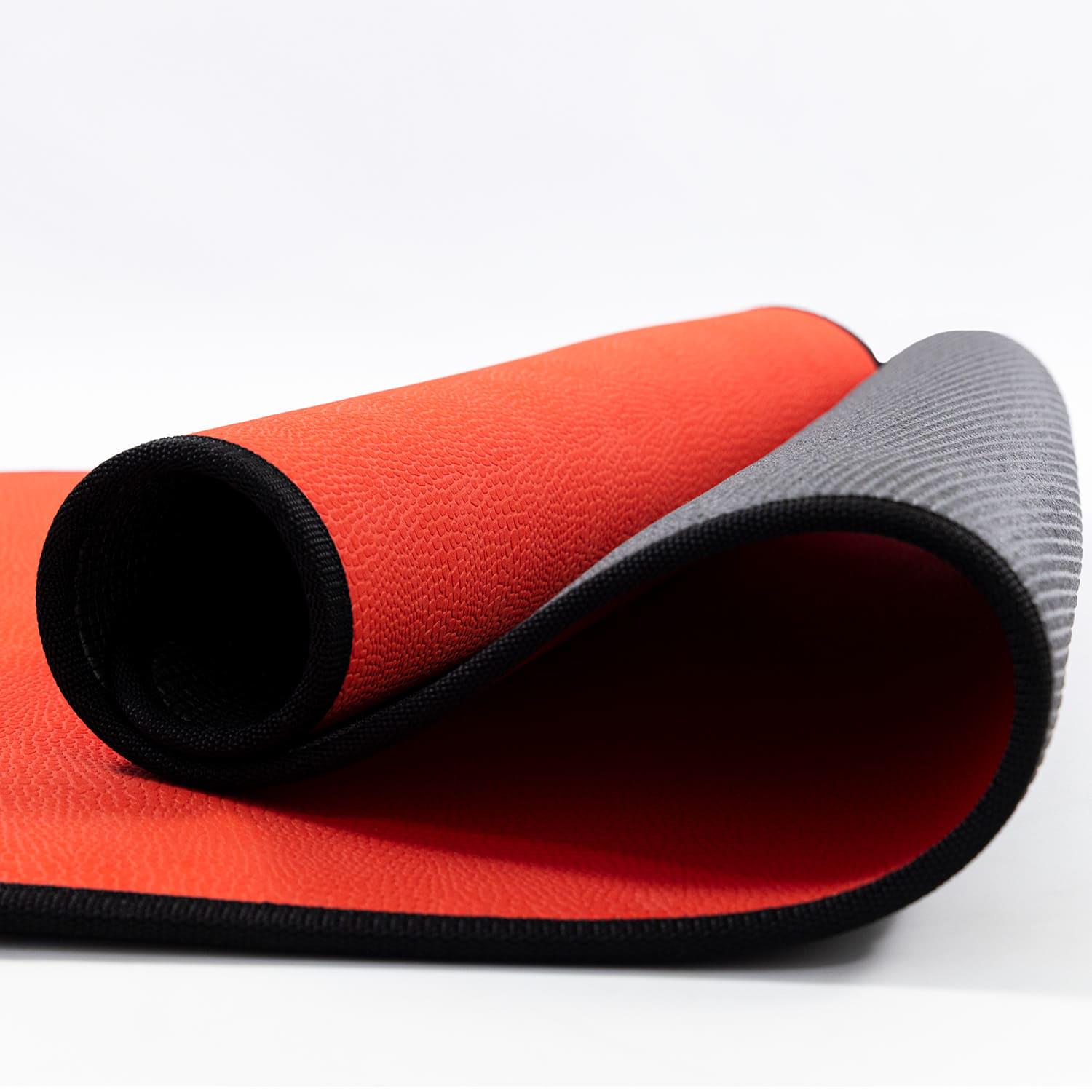 Килимок для фітнесу OSPORT Yoga Pro+ Mini двошаровий 8 мм Червоно-чорний (OF-0308) - фото 3 Килимок для фітнесу OSPORT Yoga Pro+ Mini двошаровий 8 мм Червоно-чорний (OF-0308) - фото 3