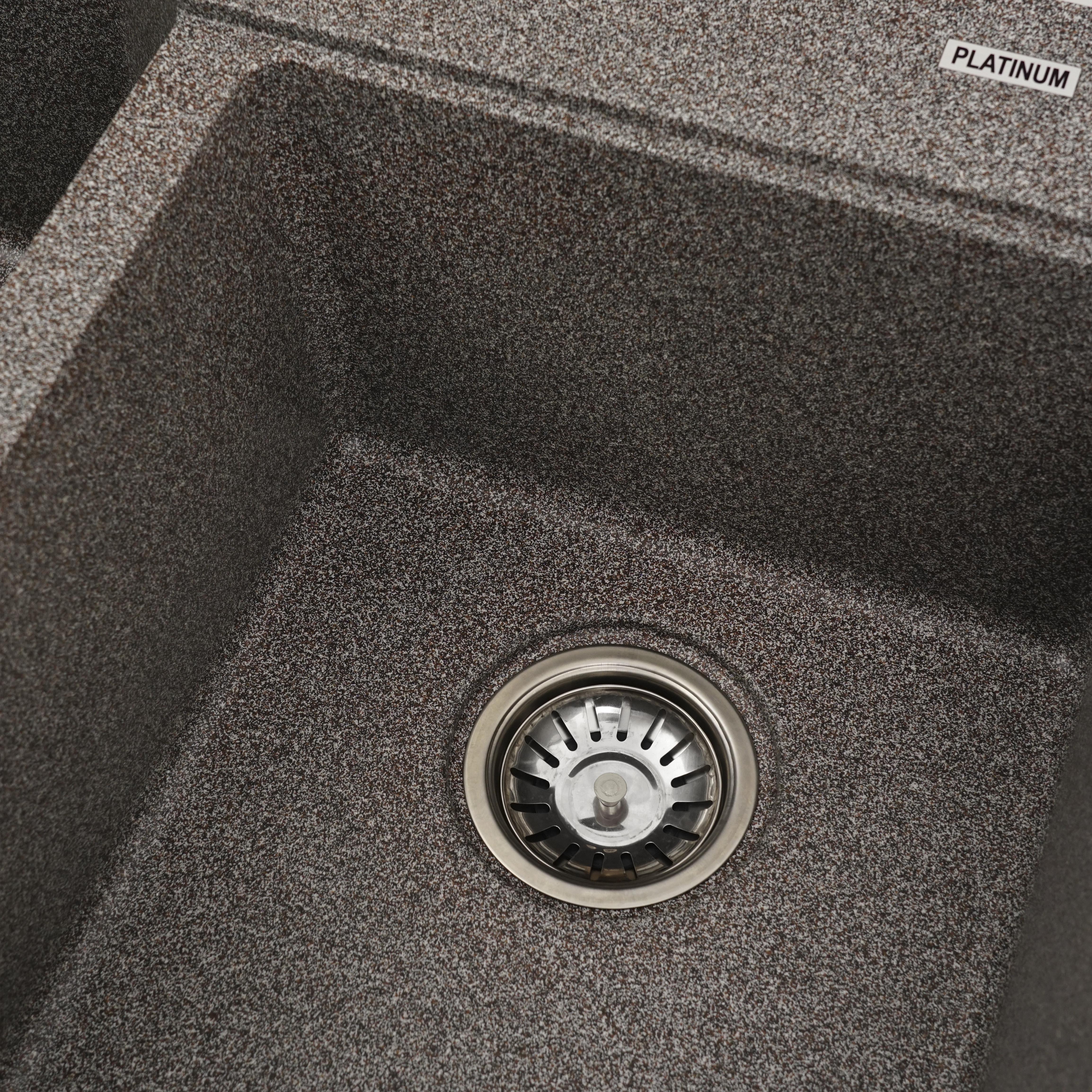 Мойка для кухни Platinum 7850 Harmony Микс гранит матовый - фото 4 Мойка для кухни Platinum 7850 Harmony Микс гранит матовый - фото 4